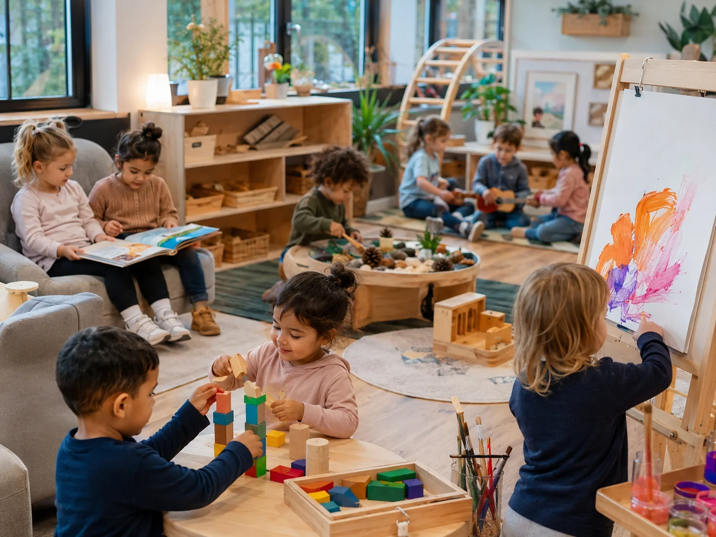 Children learning together